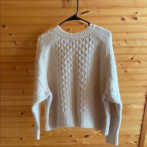 Universal Thread Cream Cable Knit Sweater